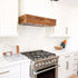 Hand Hewn Antique Oak Beam Vent Hood