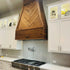 Herringbone Black Walnut Vent Hood