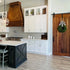 Herringbone Black Walnut Vent Hood